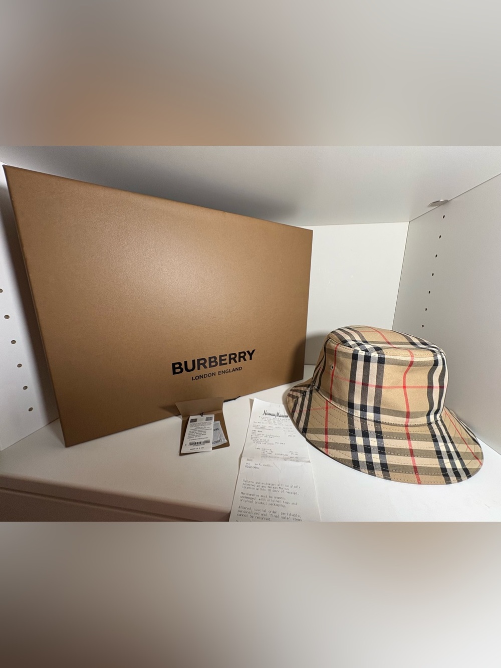 Gabriel Burberry Check Bucket Hat